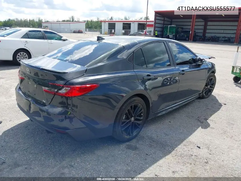 4T1DAACKXSU555577 2025 Toyota Camry Se