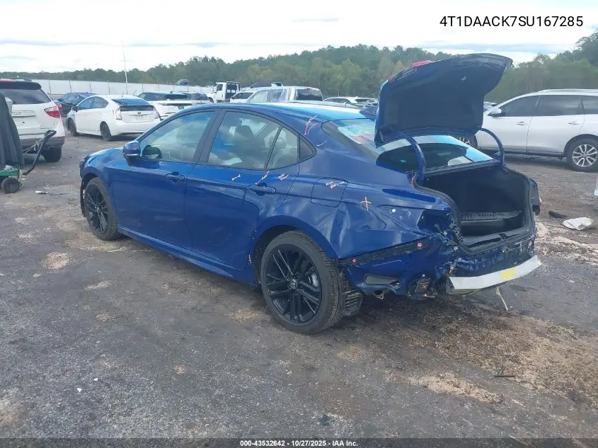 4T1DAACK7SU167285 2025 Toyota Camry Se
