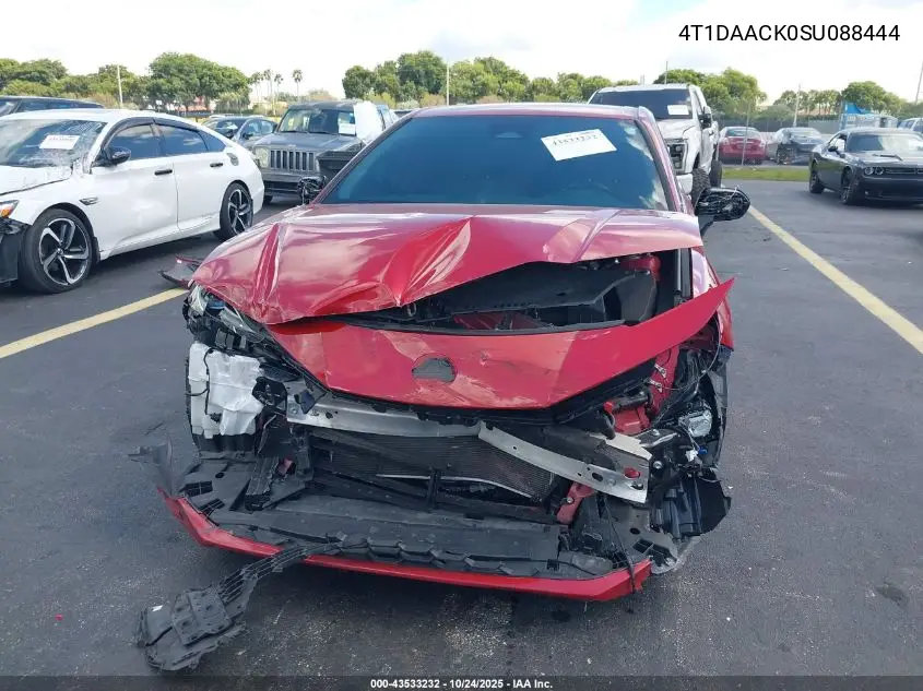 4T1DAACK0SU088444 2025 Toyota Camry Se