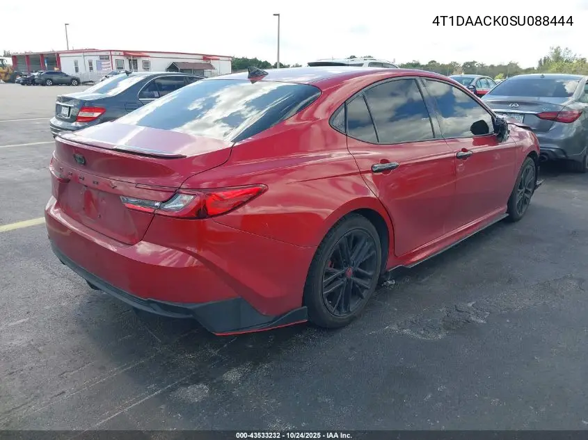 4T1DAACK0SU088444 2025 Toyota Camry Se