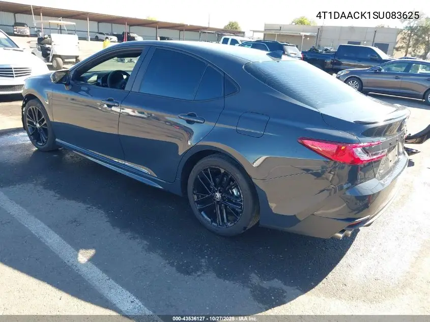 4T1DAACK1SU083625 2025 Toyota Camry Se