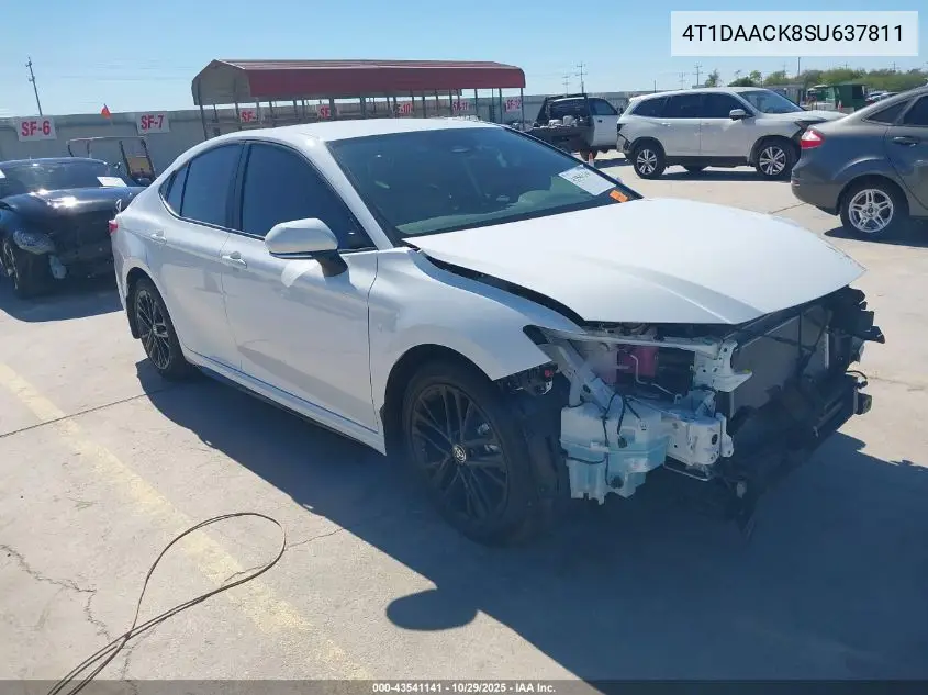 4T1DAACK8SU637811 2025 Toyota Camry Se