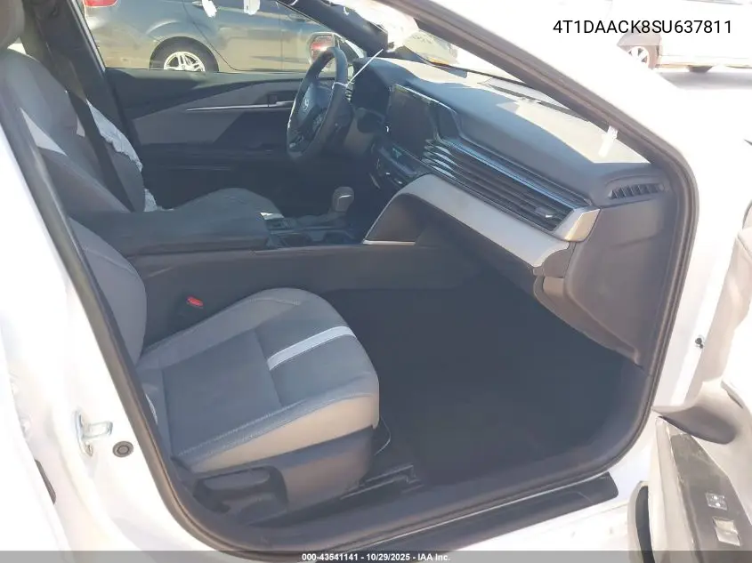 4T1DAACK8SU637811 2025 Toyota Camry Se
