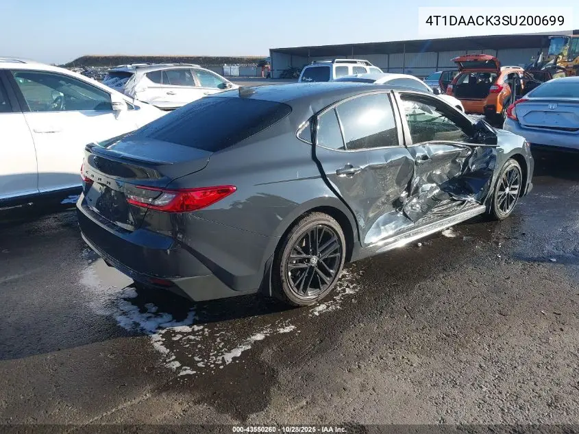 4T1DAACK3SU200699 2025 Toyota Camry Se