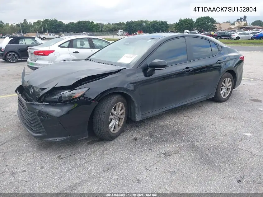 4T1DAACK7SU152804 2025 Toyota Camry Le