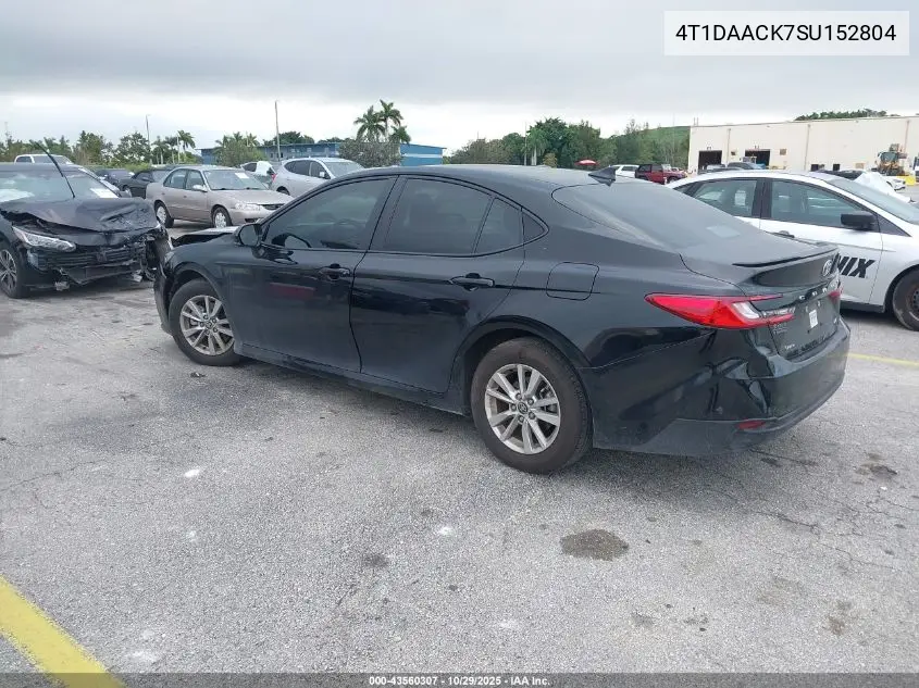 4T1DAACK7SU152804 2025 Toyota Camry Le