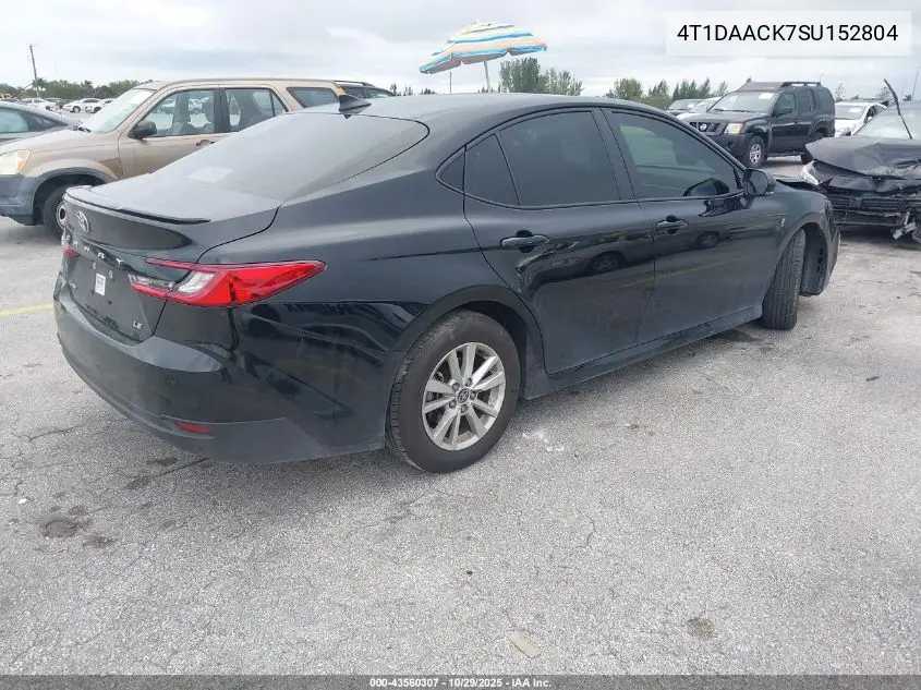 4T1DAACK7SU152804 2025 Toyota Camry Le