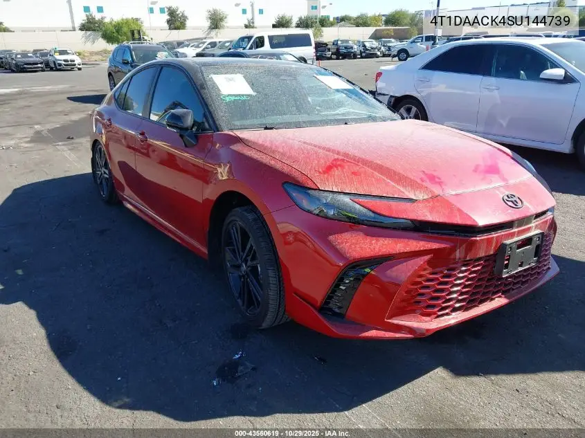 4T1DAACK4SU144739 2025 Toyota Camry Xse
