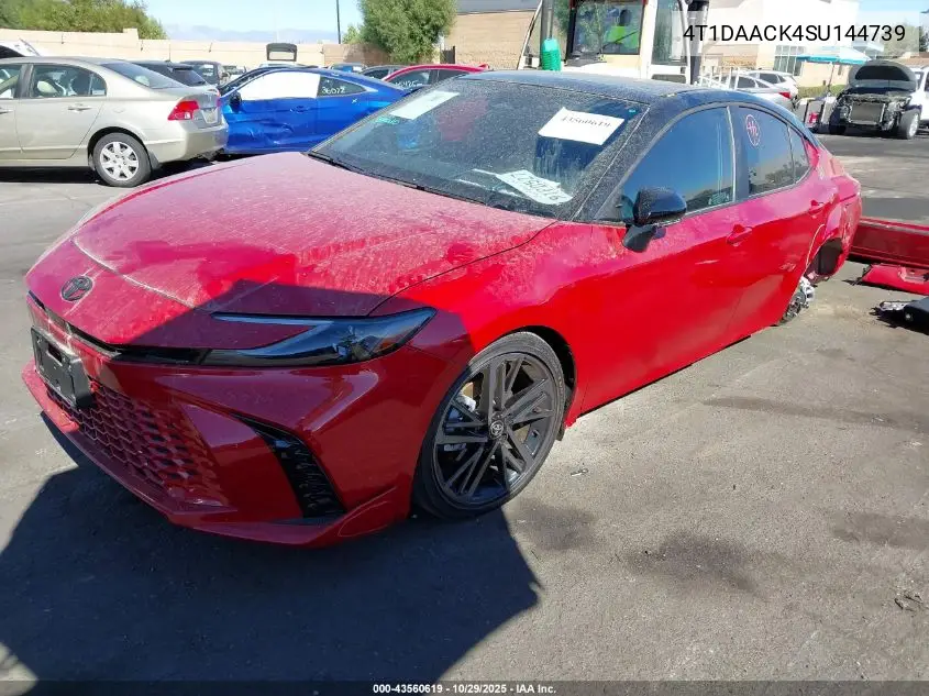 4T1DAACK4SU144739 2025 Toyota Camry Xse