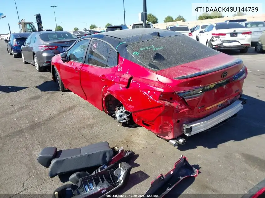 4T1DAACK4SU144739 2025 Toyota Camry Xse