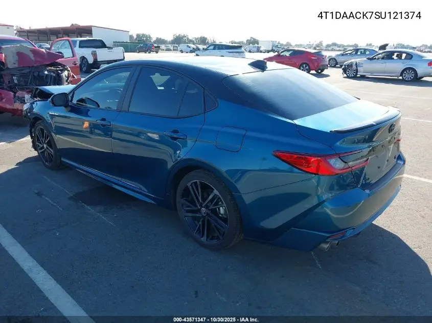 4T1DAACK7SU121374 2025 Toyota Camry Xse