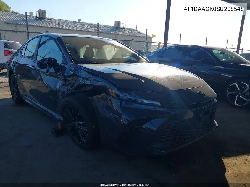 4T1DAACK0SU208548 2025 Toyota Camry Se