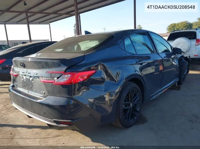 4T1DAACK0SU208548 2025 Toyota Camry Se