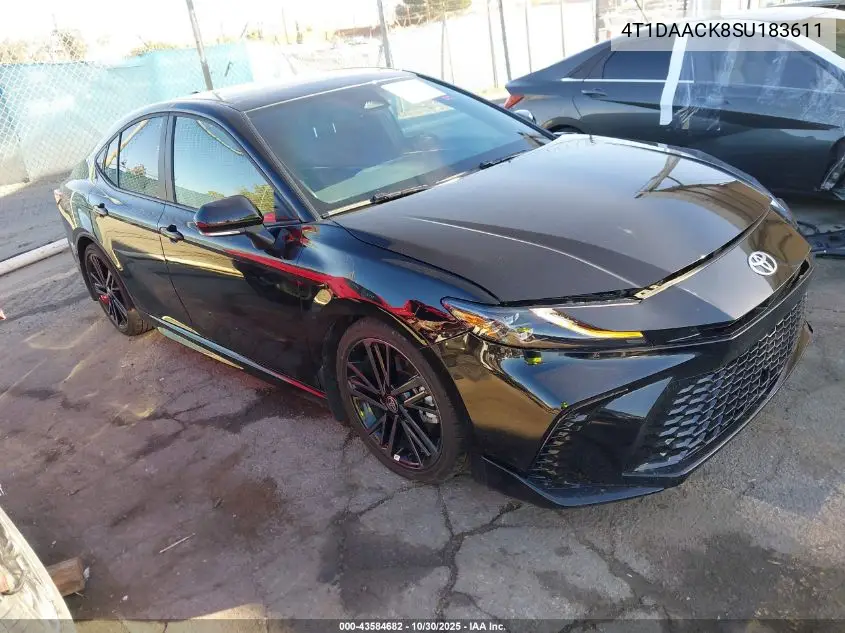 4T1DAACK8SU183611 2025 Toyota Camry Xse