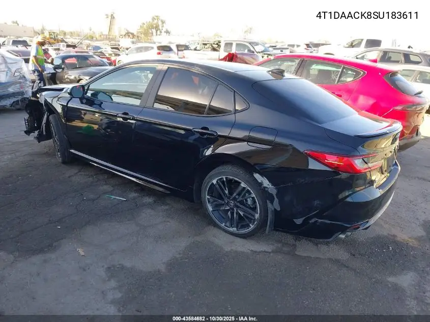 4T1DAACK8SU183611 2025 Toyota Camry Xse