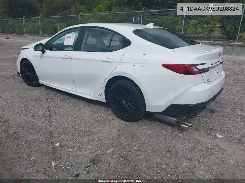4T1DAACK9SU208824 2025 Toyota Camry Se