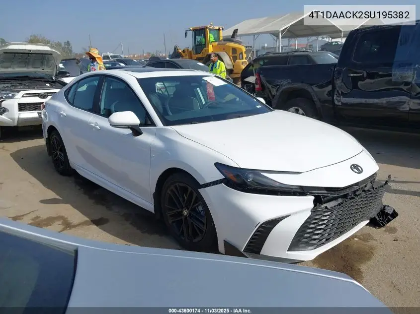 4T1DAACK2SU195382 2025 Toyota Camry Se