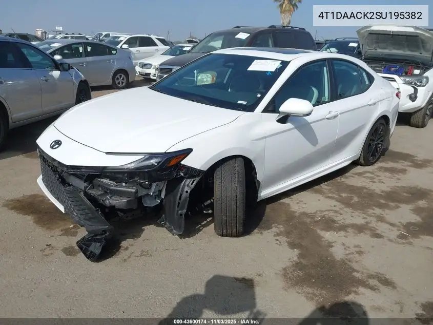 4T1DAACK2SU195382 2025 Toyota Camry Se
