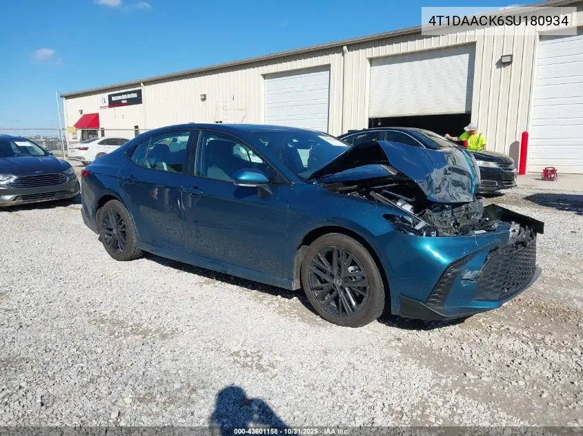 4T1DAACK6SU180934 2025 Toyota Camry Se