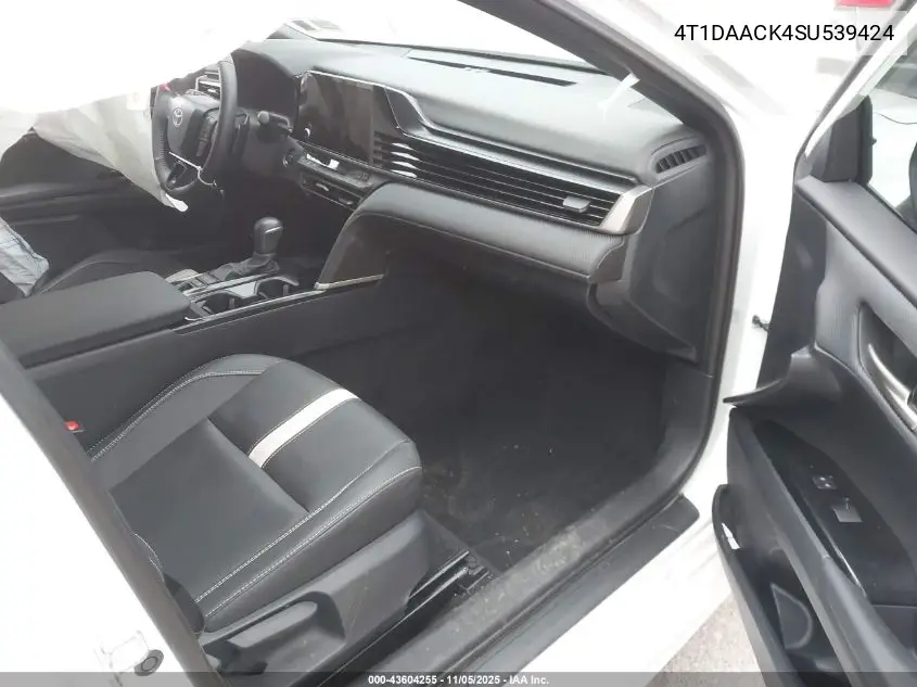 4T1DAACK4SU539424 2025 Toyota Camry Se