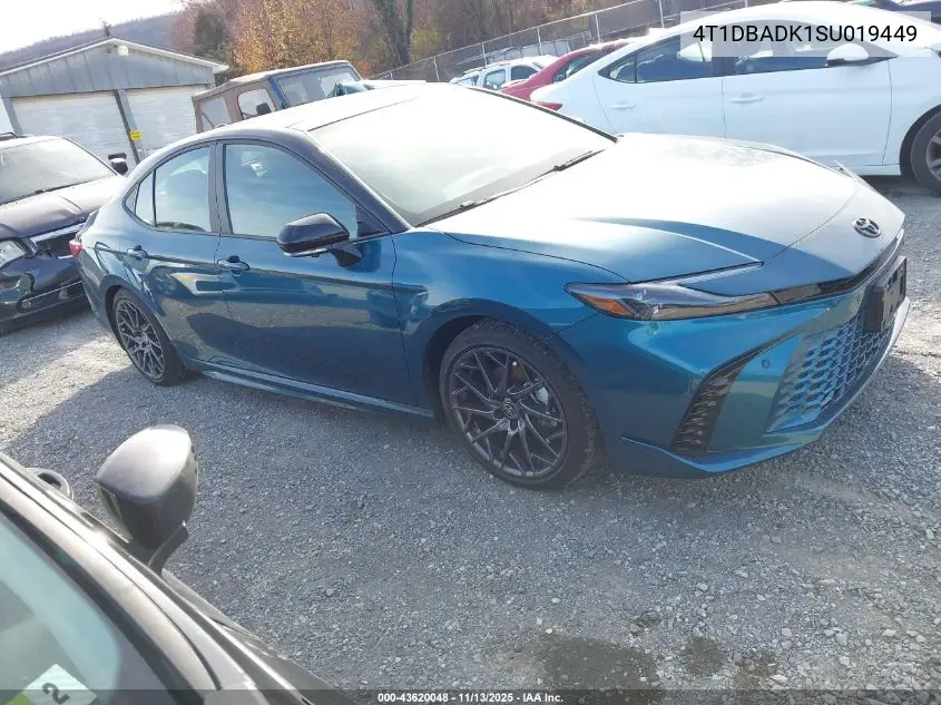 4T1DBADK1SU019449 2025 Toyota Camry Xse