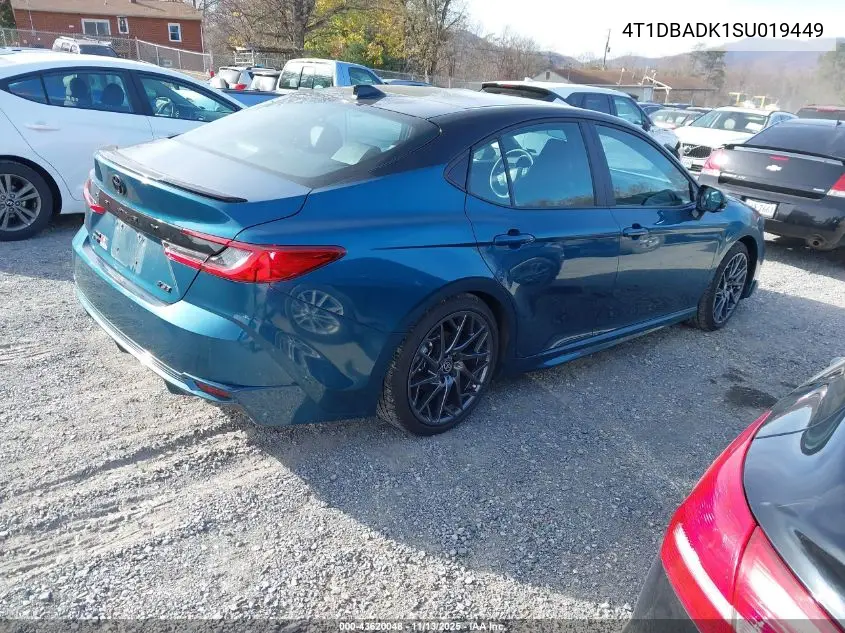 4T1DBADK1SU019449 2025 Toyota Camry Xse