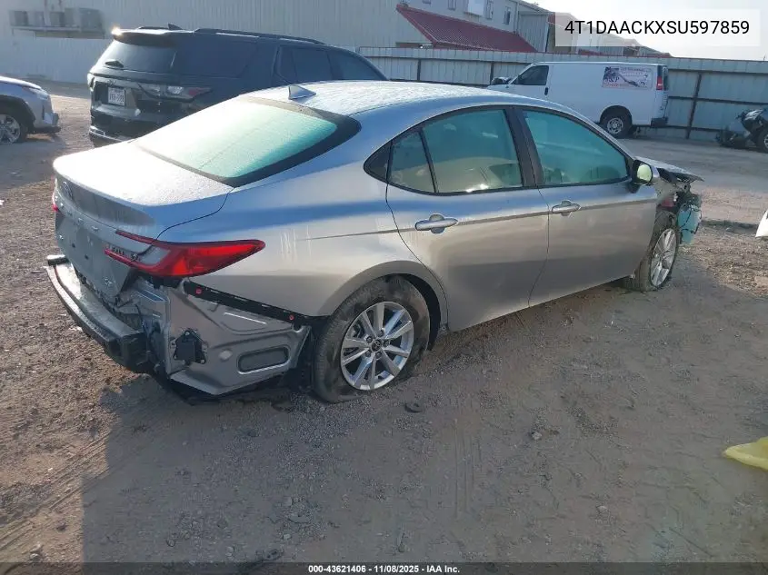 4T1DAACKXSU597859 2025 Toyota Camry Le