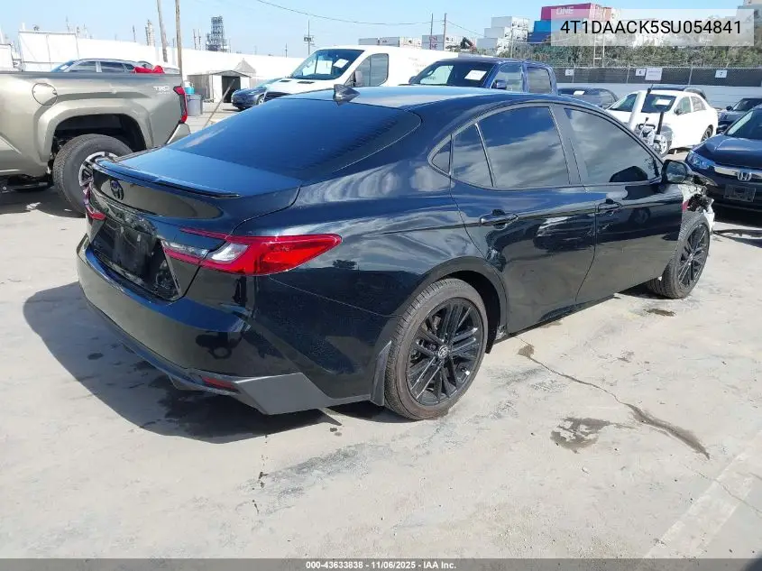 4T1DAACK5SU054841 2025 Toyota Camry Se