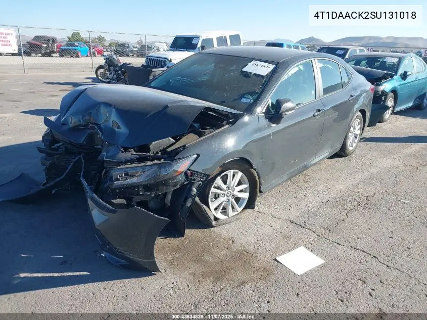 4T1DAACK2SU131018 2025 Toyota Camry Le