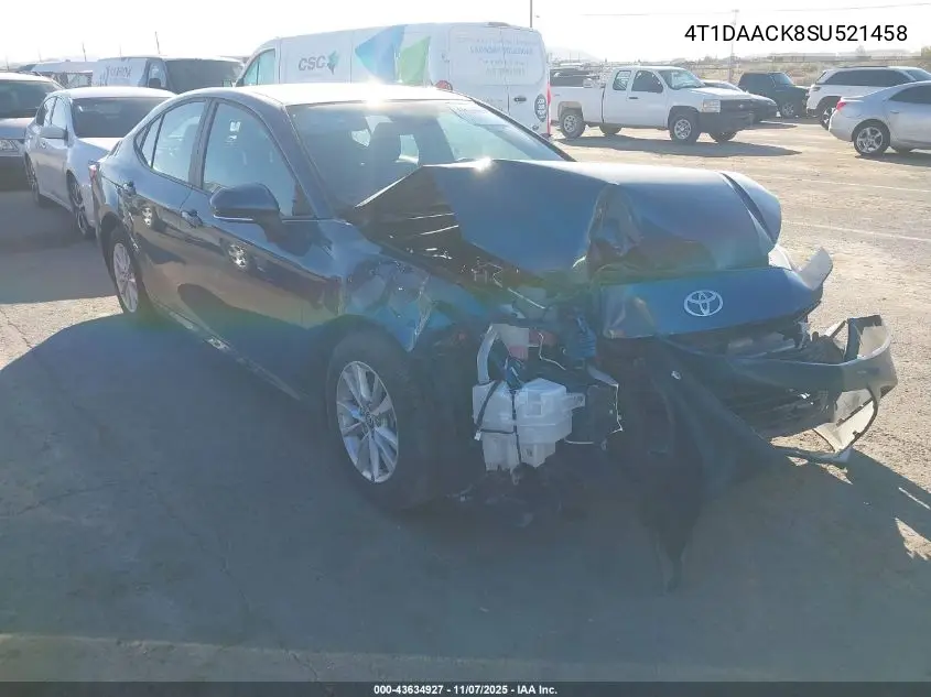 4T1DAACK8SU521458 2025 Toyota Camry Le