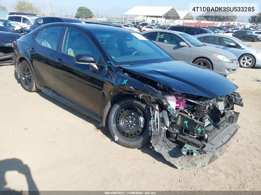 4T1DBADK3SU533285 2025 Toyota Camry Se