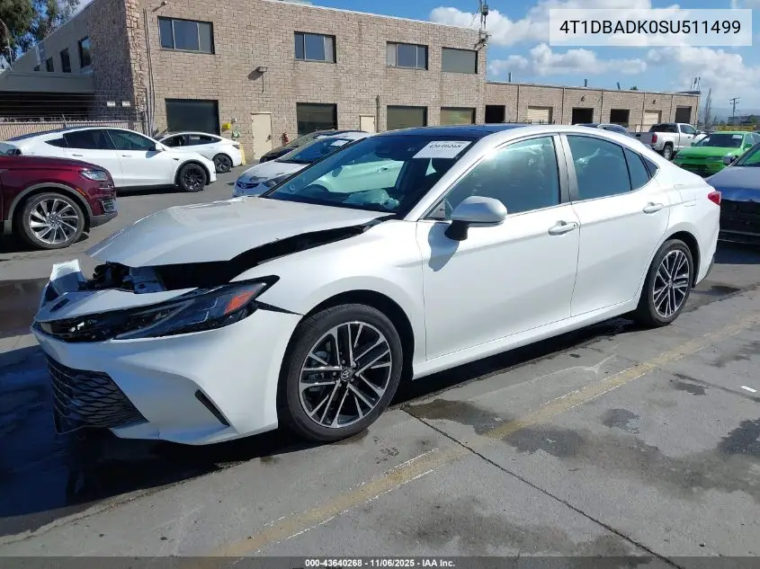 4T1DBADK0SU511499 2025 Toyota Camry Xle