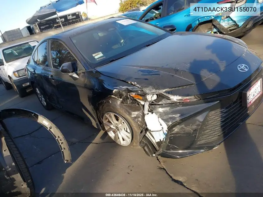 4T1DAACK3SU155070 2025 Toyota Camry Le