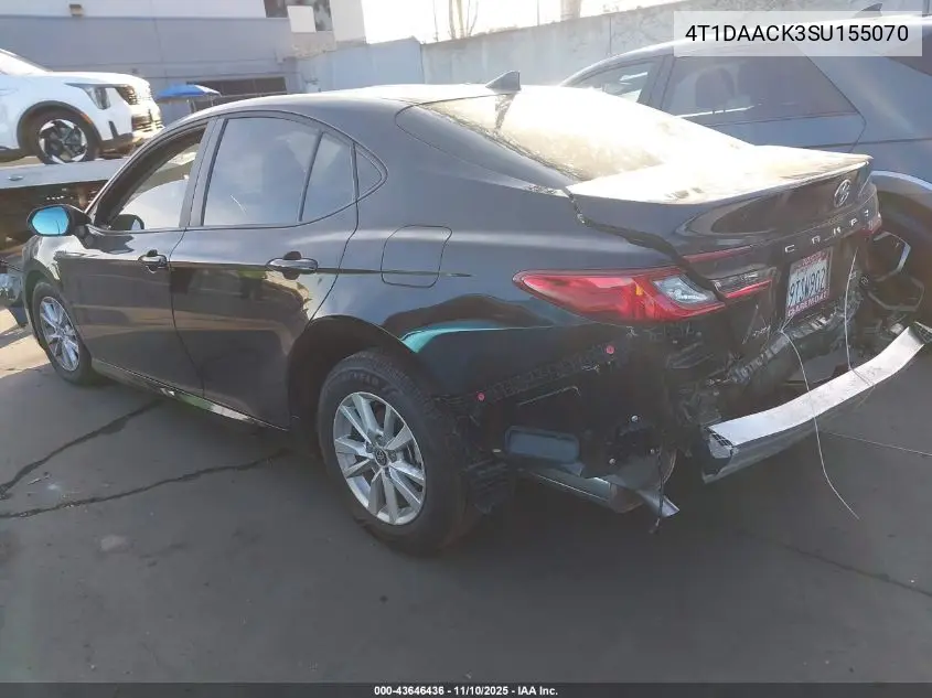 4T1DAACK3SU155070 2025 Toyota Camry Le