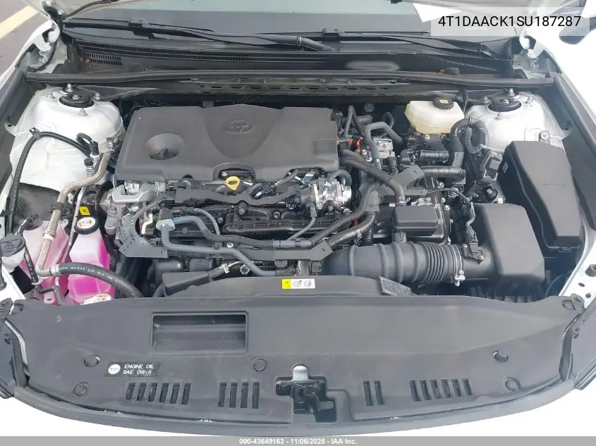 4T1DAACK1SU187287 2025 Toyota Camry Le