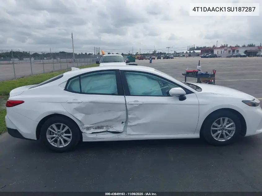 4T1DAACK1SU187287 2025 Toyota Camry Le