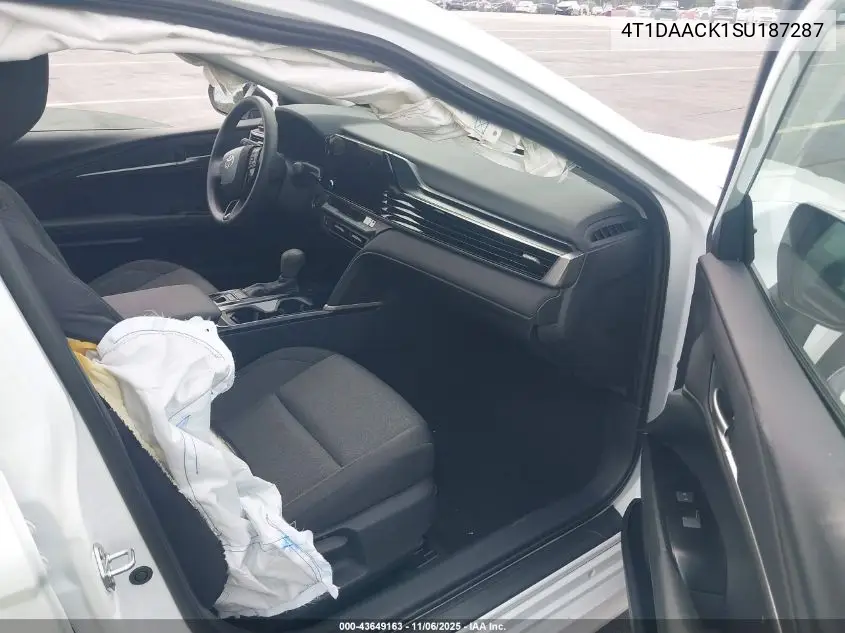 4T1DAACK1SU187287 2025 Toyota Camry Le