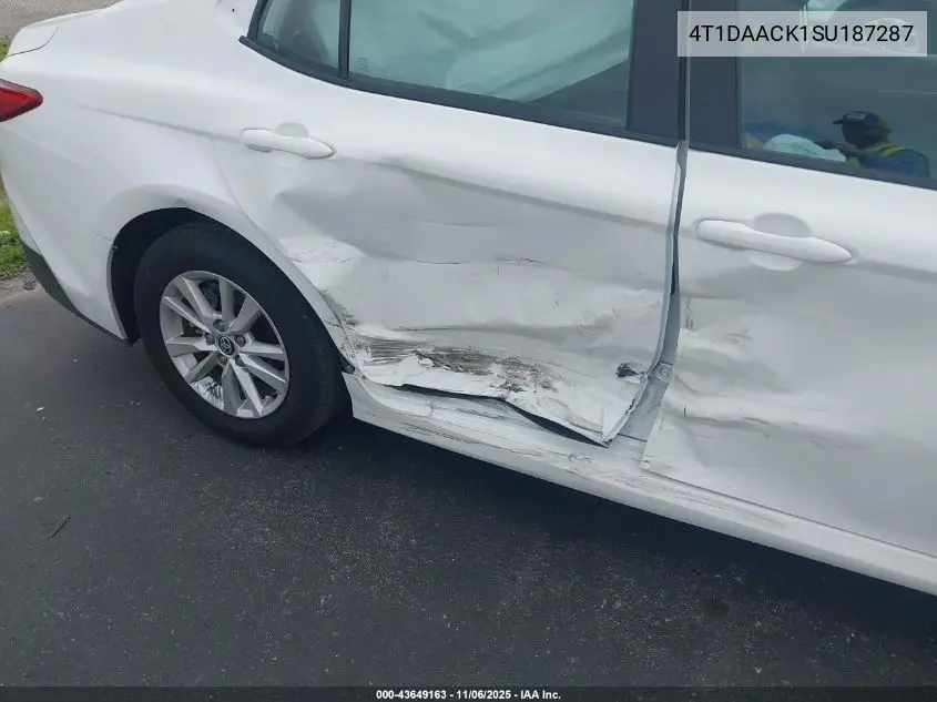 4T1DAACK1SU187287 2025 Toyota Camry Le
