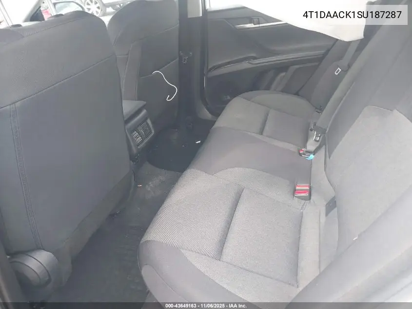 4T1DAACK1SU187287 2025 Toyota Camry Le