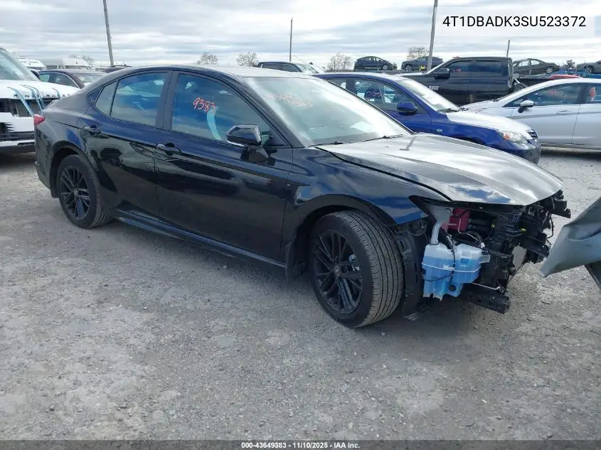 4T1DBADK3SU523372 2025 Toyota Camry Se
