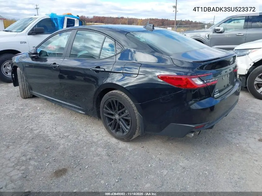 4T1DBADK3SU523372 2025 Toyota Camry Se
