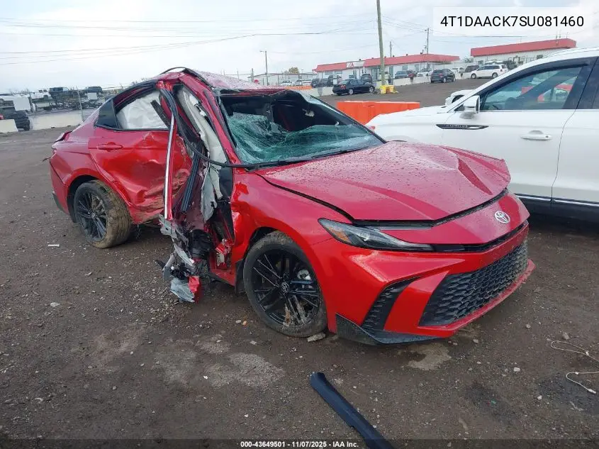 4T1DAACK7SU081460 2025 Toyota Camry Se