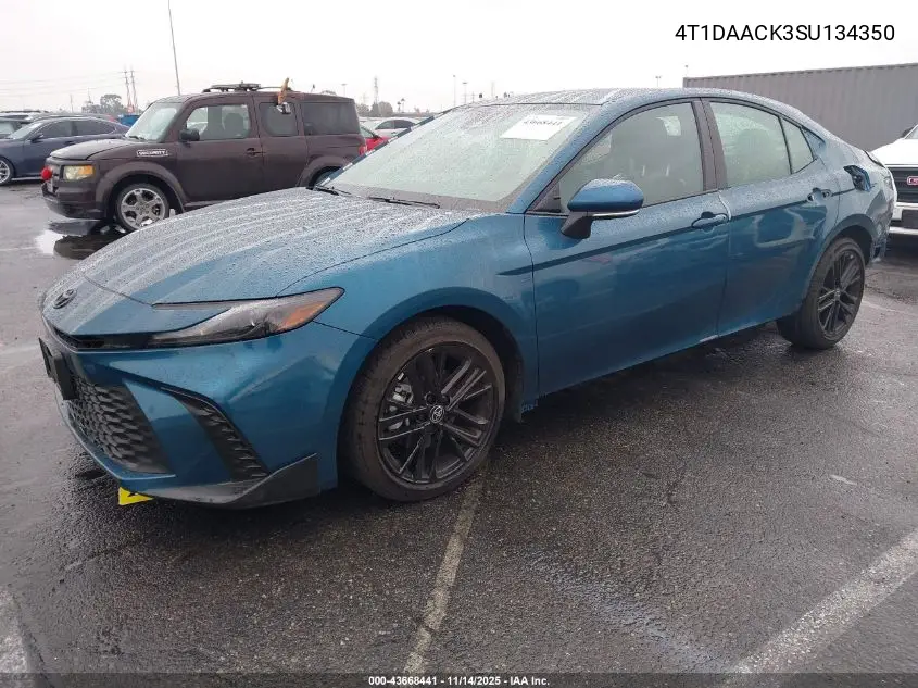 4T1DAACK3SU134350 2025 Toyota Camry Se
