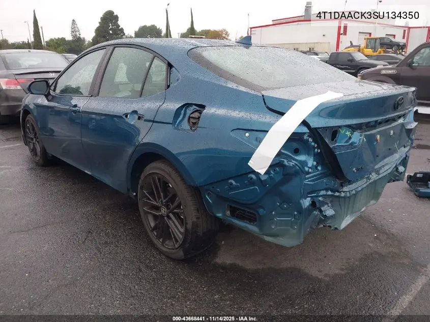 4T1DAACK3SU134350 2025 Toyota Camry Se