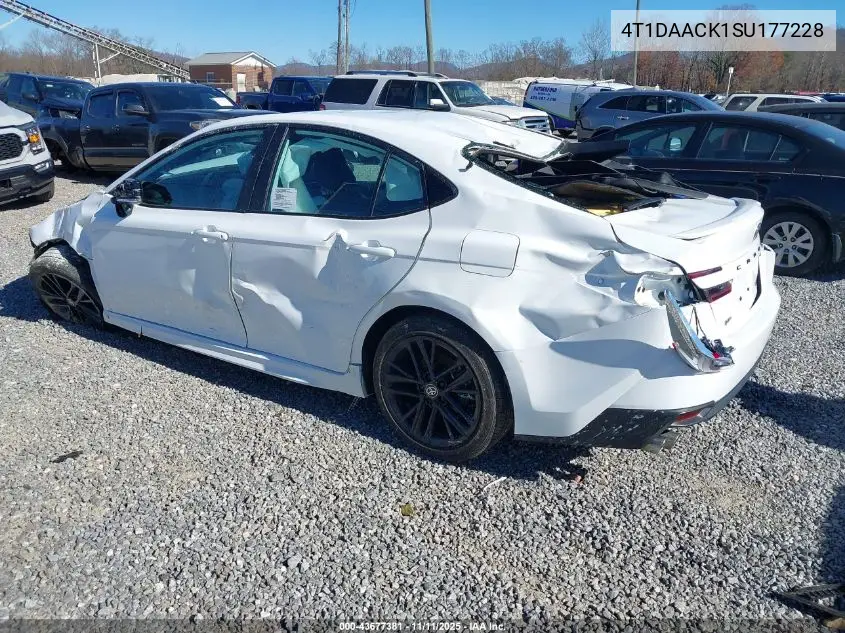 4T1DAACK1SU177228 2025 Toyota Camry Se