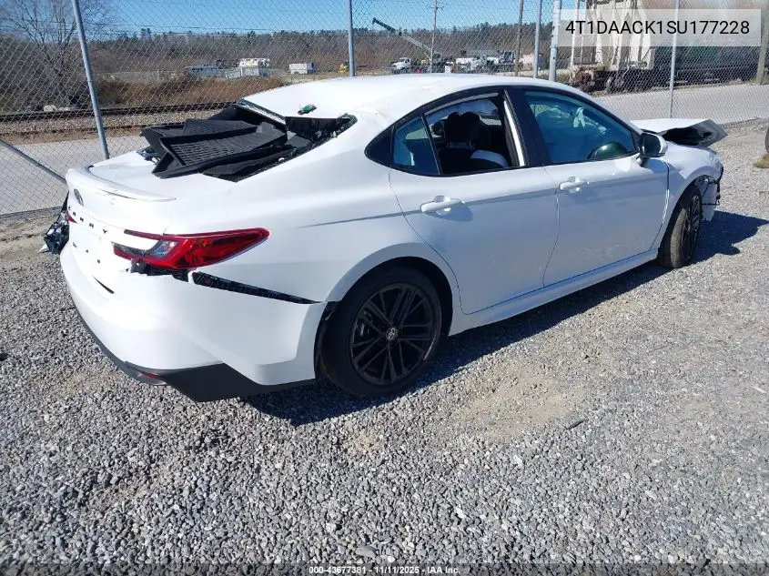 4T1DAACK1SU177228 2025 Toyota Camry Se