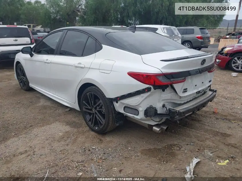 4T1DBADK5SU008499 2025 Toyota Camry Xse