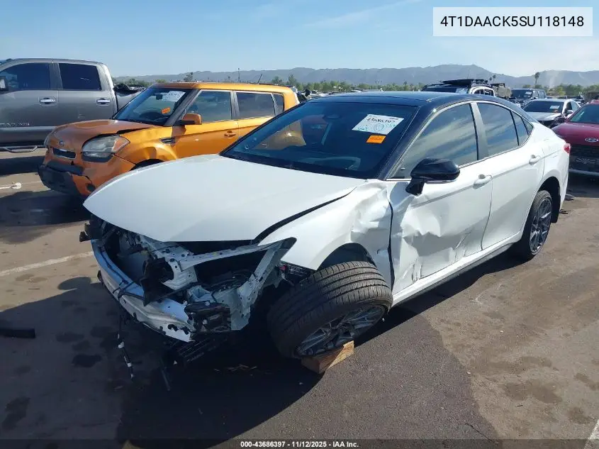 4T1DAACK5SU118148 2025 Toyota Camry Xse