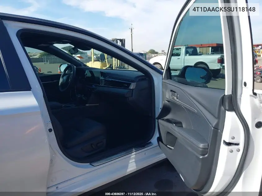4T1DAACK5SU118148 2025 Toyota Camry Xse