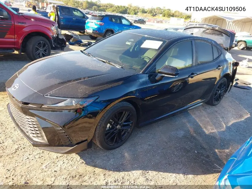 4T1DAACK4SU109506 2025 Toyota Camry Se